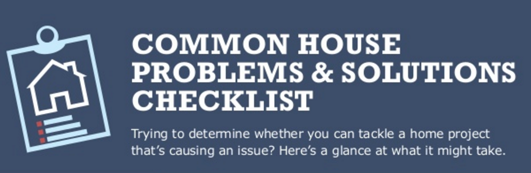 Common House Problems and Solutions Checklist